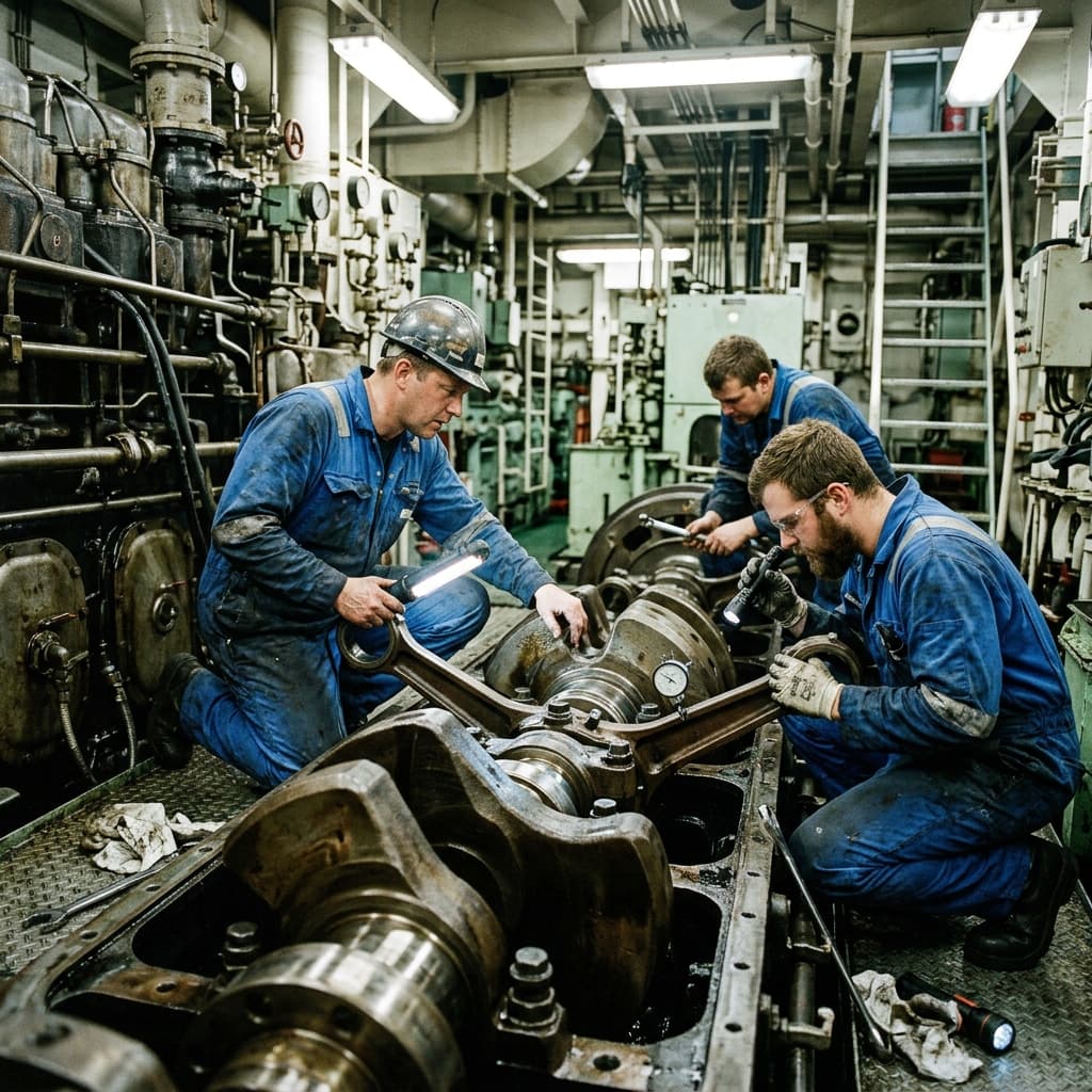 Wärtsilä Main Engine Overhaul of Oil Tanker